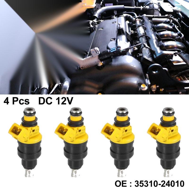 Hyundai Excel Base GL GS 4 x Fuel Injector Nozzle (1991-1994)
