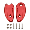 Red mirror delete blanking block off plates fits Honda CBR1000RR 2008-2023