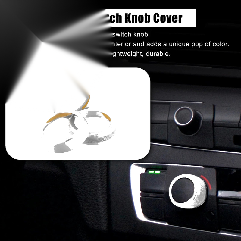 Suzuki JB64W JIMNY 3 x Car Air Conditioner Switch Knob Covers (2018-2023)