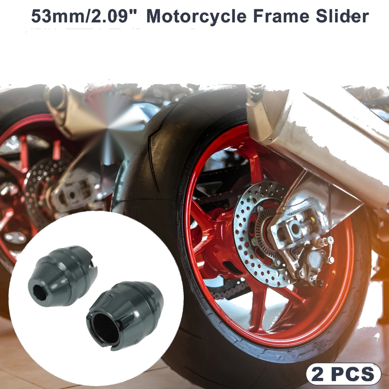 16mm Aluminum Alloy Motorcycle Slider Frame 2 x Slider Frame