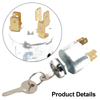 Universal Car Ignition Switch 2 x Universal 12V Car 3-Pos ON/OFF w/ Keys