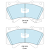 Landcruiser URJ202 4WD Front Disc Brake Pad Set (2007–2021)