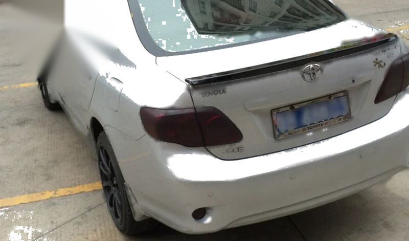 Toyota Corolla Black ABS Spoiler Wing Lip (2009-2013)