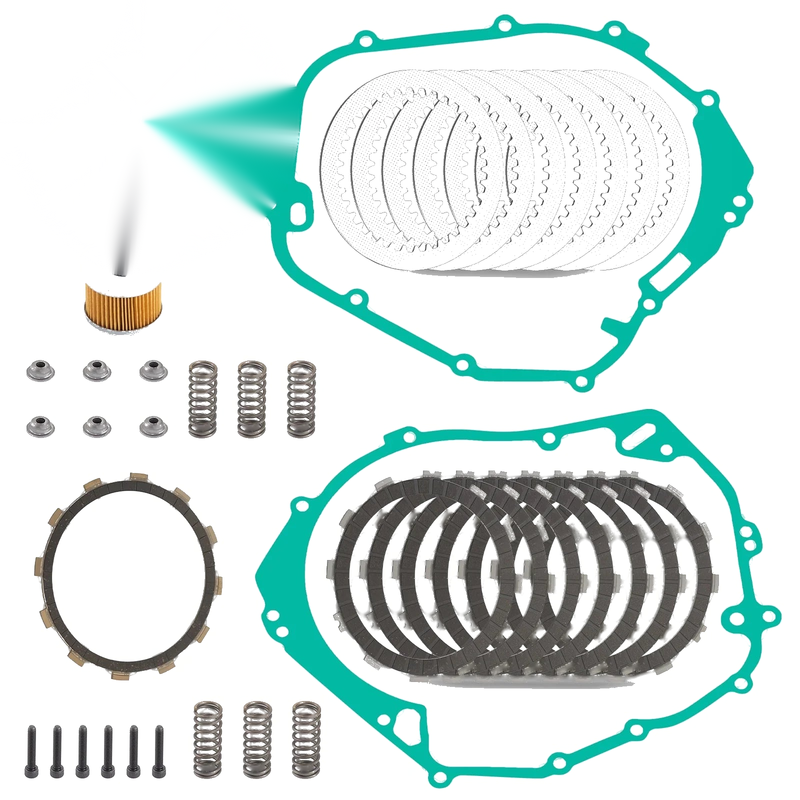 Polaris Outlaw 500 Clutch Friction Plates Kit & Gaskets (2006-2007)