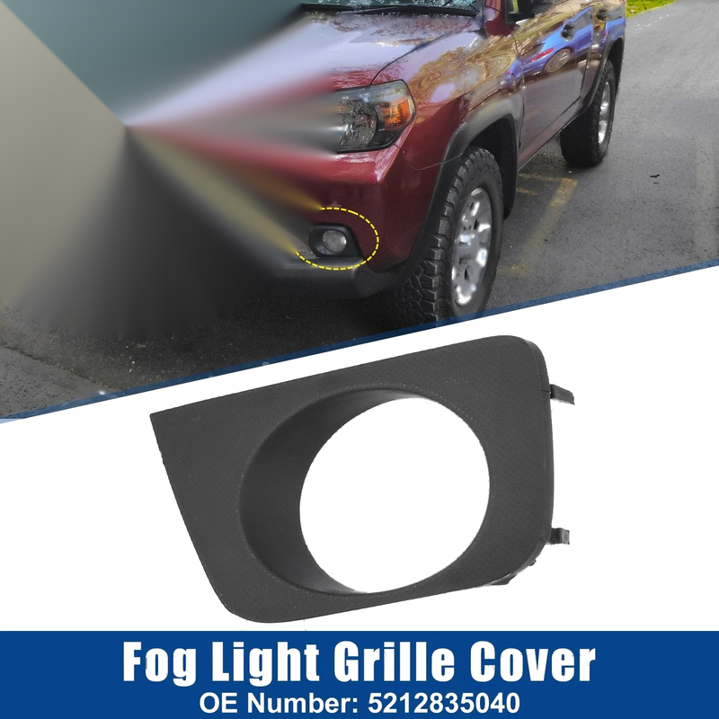 Toyota 4Runner Front Left Fog Light Grille Cover Trims (2006-2009)
