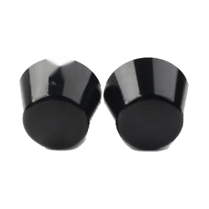 Harley Sportster Dyna Road Glide Black Front Axle Cap Nut Covers (2004-2023)
