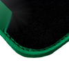 BMW 7 Series E38 (1997-2001) - Green Trim AutoWin Black Floor Mats