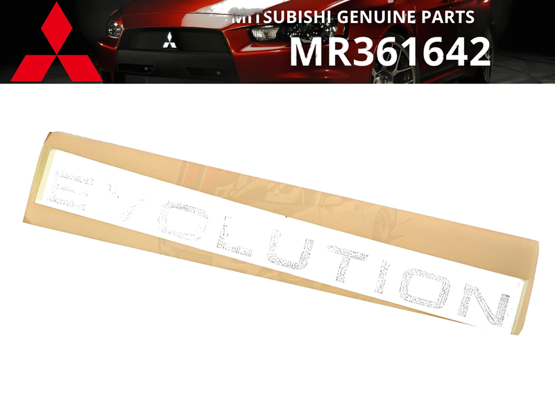 Mitsubishi Pajero Evolution Front Decal (1997–1999)