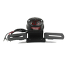 Chopper Cafe Racer Bobber Black License Plate with Tail Light