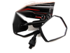 Yamaha XV535 Virago Black White Hex Soko Mirrors (1987-2003)