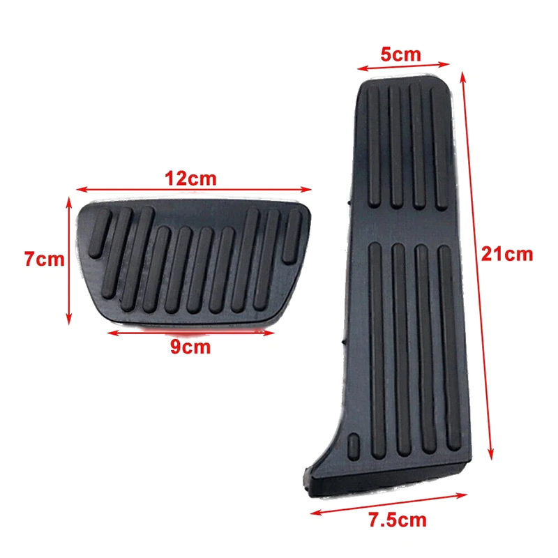 Toyota Camry LHD Red Gas Brake Foot Pedal Cover (2018-2020)