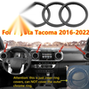 Toyota Tacoma 4Pcs A/C Vent Ring Inner Black Trim Ring Covers (2016–2022)