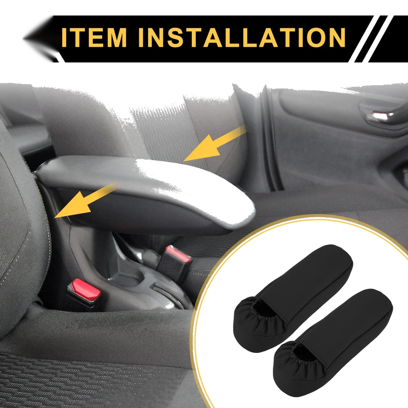 Ford F-250, F-350 1999-2007, Anti-Scratch Black Seat Armrest Cover