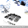 Kawasaki, Suzuki, BMW 195pcs Motorcycle Fairing Body Bolts Silver