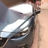 Mazda 3 2 x Glossy Black Side Wing Mirror Horn Cover Caps (2014–2018)