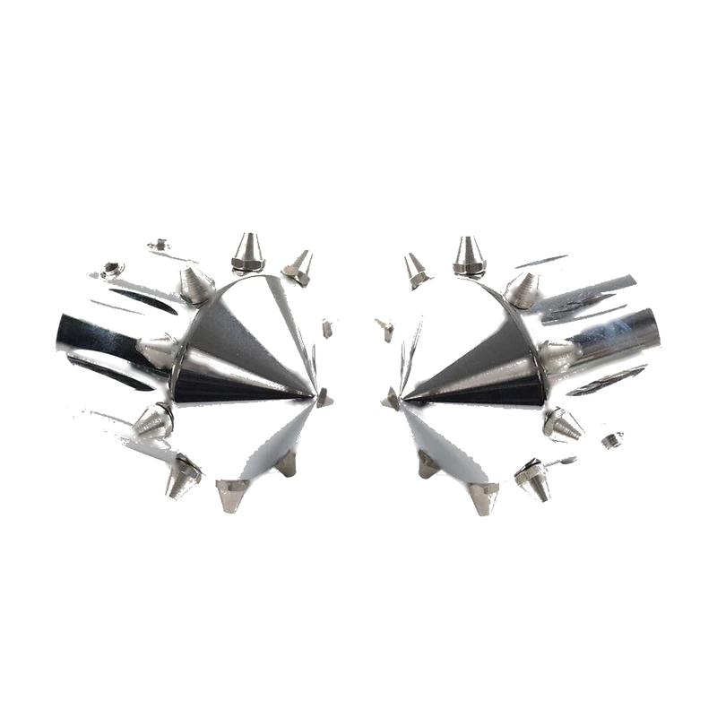 Harley Touring Road King Street Glide CNC Cut Front Axle Cap Nut Covers (2009-2023)
