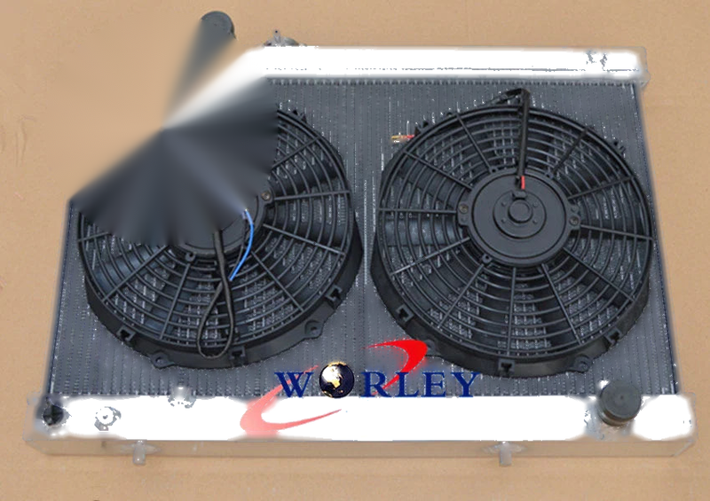 Toyota Supra MK3 MA70 MA71 3.0L JZA70 Aluminum Radiator + Fans (86-93)