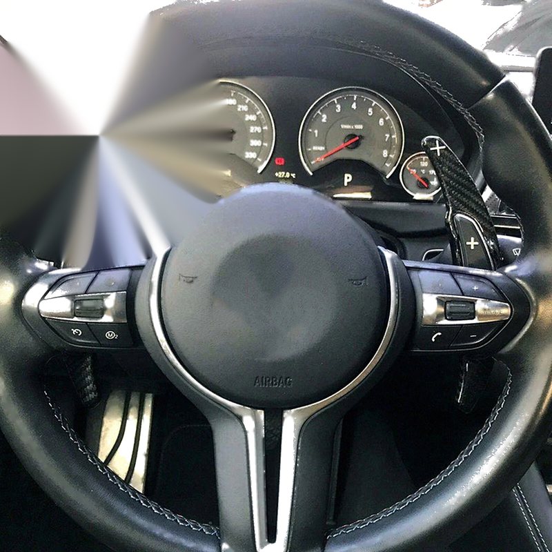 BMW M2 M3 M5 M6 2 x Carbon Fiber Shift Paddle Extensions (2014-2018)