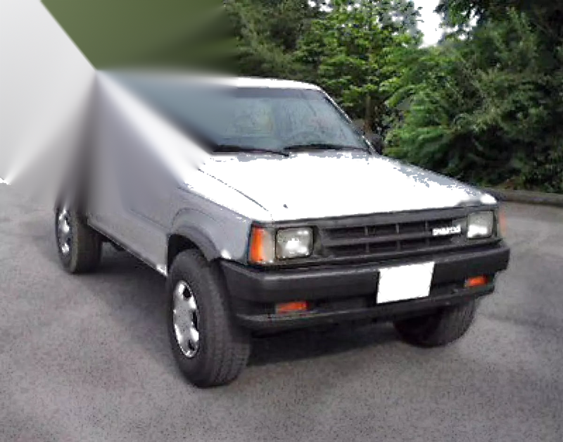 Mazda B2000 B2200 B2600 2 x Chrome Outside Door Handles (1986-1995)