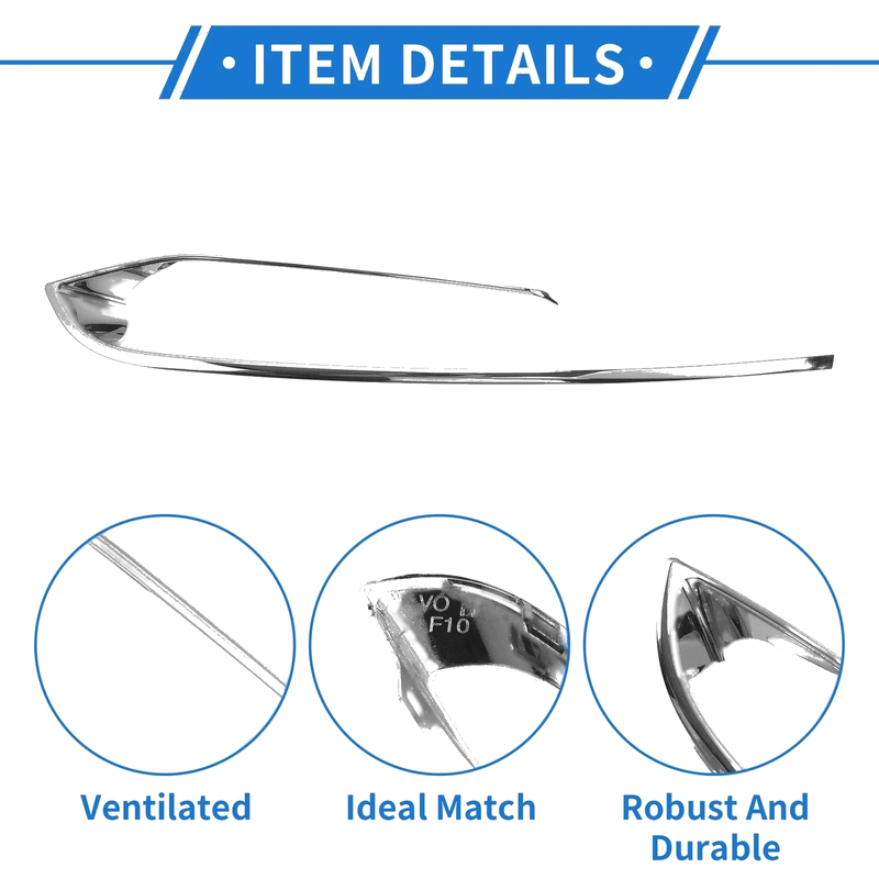 BMW F18Lci 5 Series Luxury Front Right Bumper Grille Trim (2014-2017)