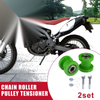 Motorcycle Mini Bike ATV 8mm Chain Roller Pulley Tensioner 2 x Set