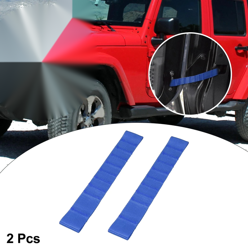 Jeep Wrangler TJ JK JKU JL Adjustable Door Limiting Straps (2000-2018)