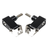 Kawasaki Ninja 250 Black Lower Fork Mount Spotlight Holder (2008-2012)