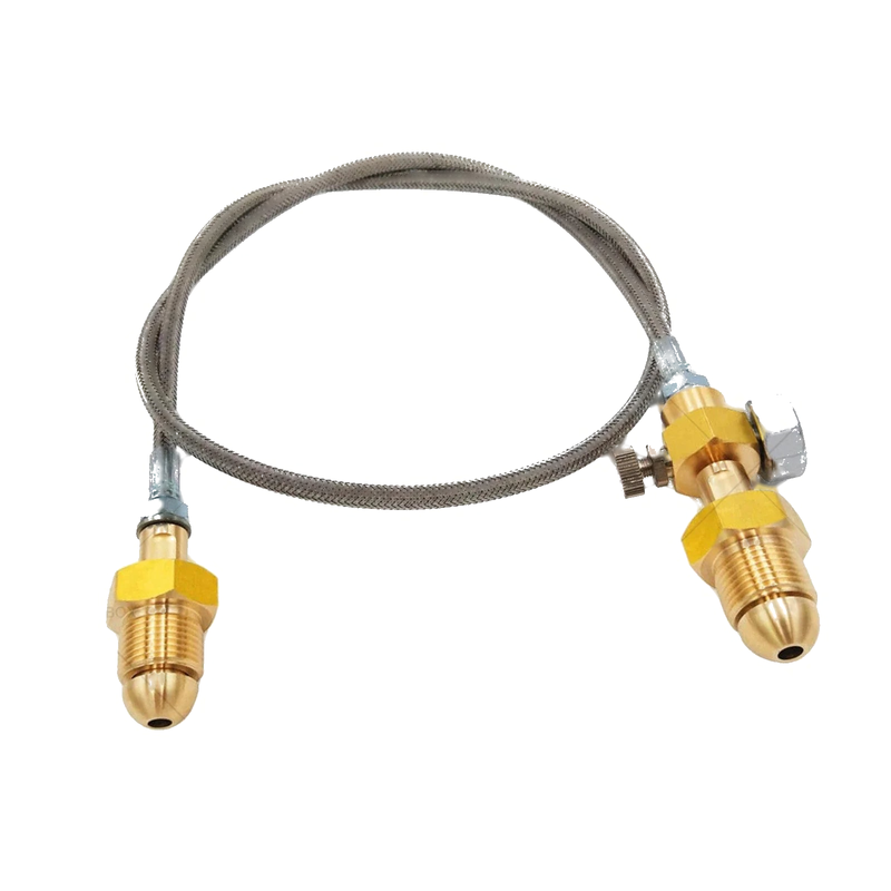 BS 341 No. 3 Argon Cylinder Refill Station Transfer Adaptor Hose