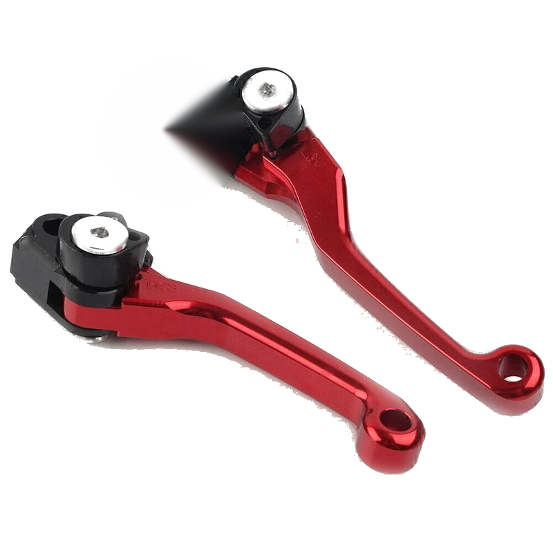 HONDA CRF125R CRF150R CRF250R CRF450R RED Pivot Brake Clutch Levers (97-21)