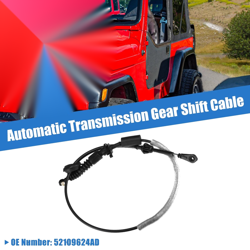 Jeep Wrangler TJ Auto Transmission Gear Shift Cable (2003-2006)