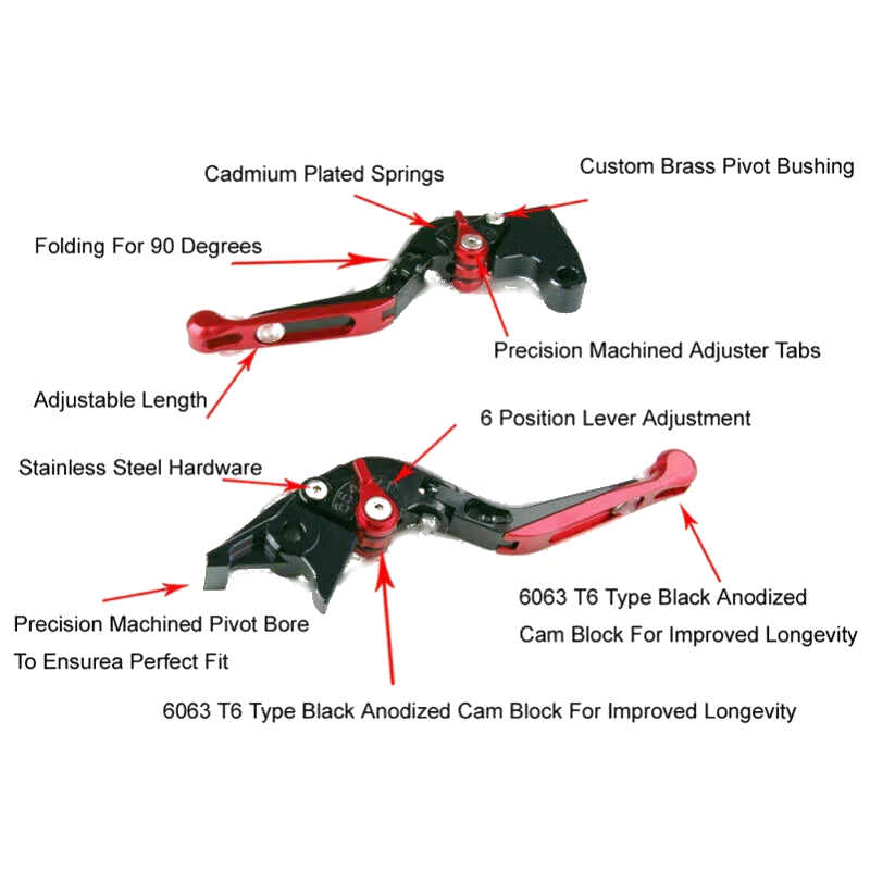 Ducati Hypermotard 821 SP Adjustable Brake Clutch Lever (2013-2015)