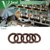 Oil Seal / 35x45x10mm / FKM Rubber High Pressure Brown 5 Pcs