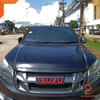 Isuzu D-Max MU-X Black Front Line Bonnet Hood Trim (2012-2016)