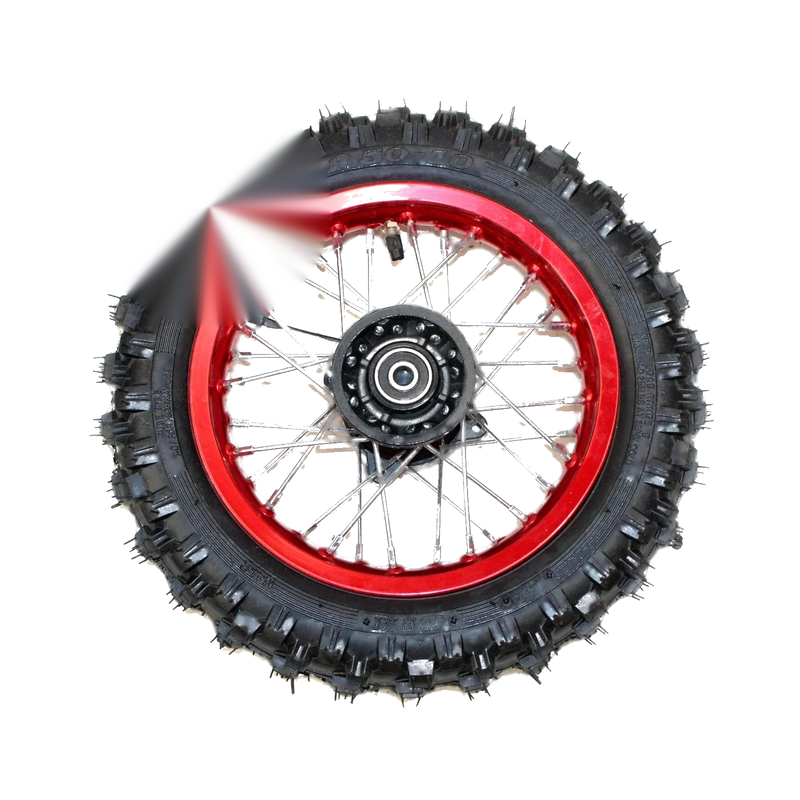 PIT PRO Trail Dirt Bike 10" Front Wheel Rim & Knobby Tire