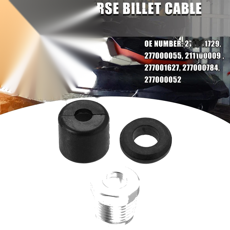 SeaDoo 4Pcs Steering Reverse Aluminum Cable Lock Nut