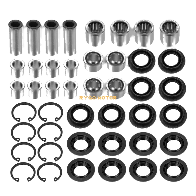 Kawasaki KFX700 KFX450R Front A Arm Bearing Bushing Seals Kit
