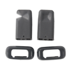 PAIR DOOR LOCK KNOB AND SURROUND Fits Toyota Hilux RN85 RN90 LN85 UTE 1989-97
