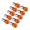 Car Motorcycle Turn Signal Fog Light 10 x 1157 Amber Halogen Bulbs