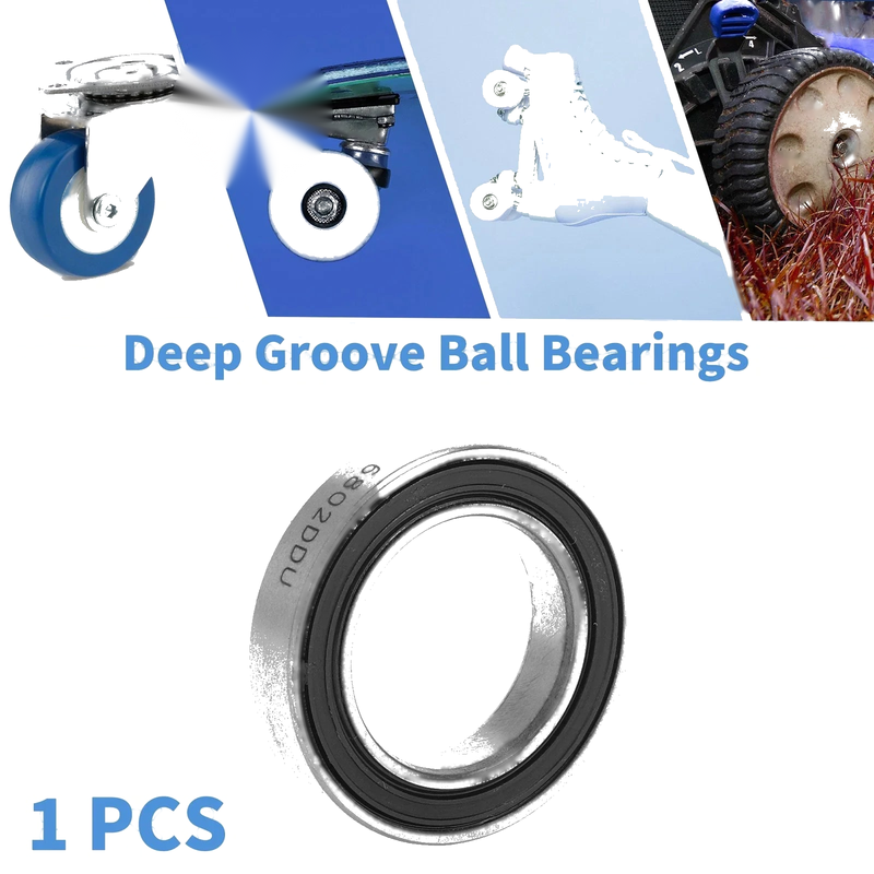 Scooter Skateboard Wheel 6802DD 15x24x5mm Deep Groove Ball Bearings
