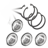 Yamaha Grizzly 550 / 660 / 700 4PCS Front/Rear Wheel Bearing Kit