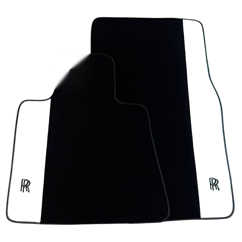 Rolls Royce Phantom Sedan (2003-2016) - White Leather AutoWin Floor Mats