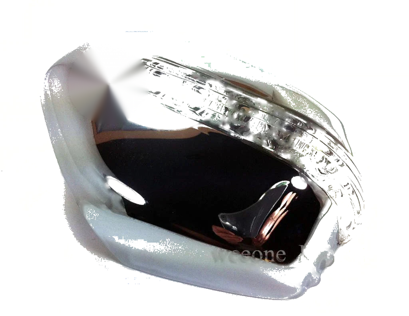 Mitsubishi L200 Triton LED Chrome Mirror Covers V.2 (2006-2014)