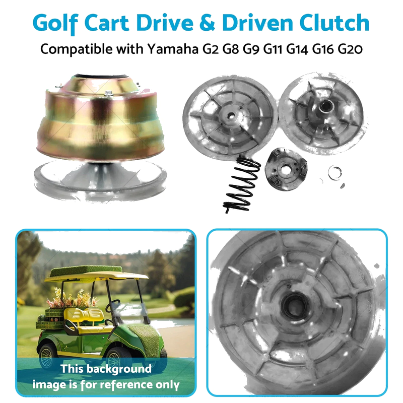 Yamaha Golf Cart G2 G8 G9 G11 G14 G16 G20 Drive & Driven Clutch