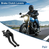 2 x Adjustable Brake Clutch Levers Kawasaki Ninja 300/Z300 (2013–2017) Black