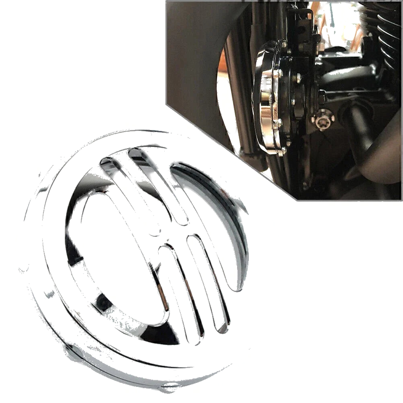 Bobber Motorcycle Chrome Horn Decorative Cover