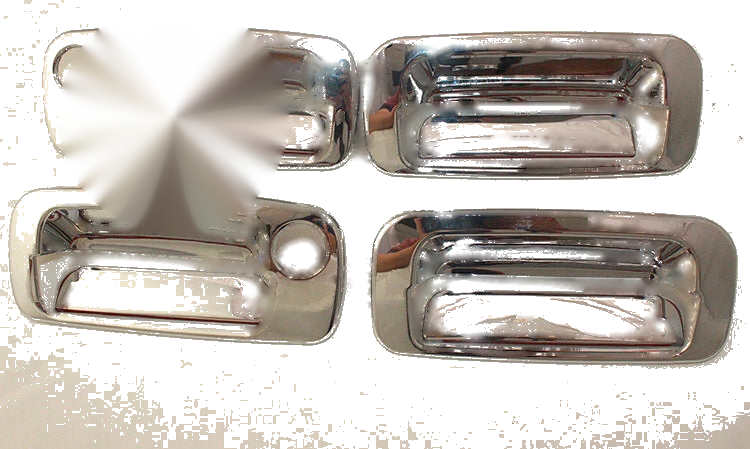 Toyota Land Cruiser FJ80 1990-1997 Chrome Door Handle Bowl Cover Trim (2 x)