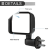 Dodge Jeep Wrangler Tow Mirrors (2007-2017)