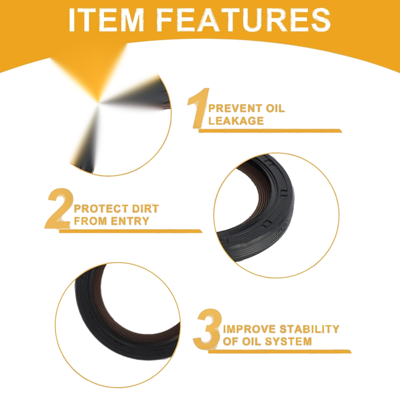 Chevrolet Silverado 1 Pc Front Crankshaft Oil Seal (1999-2019)