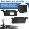 Honda Civic 1996-2000 Black Left & Right Sun Visors (1996-2000)