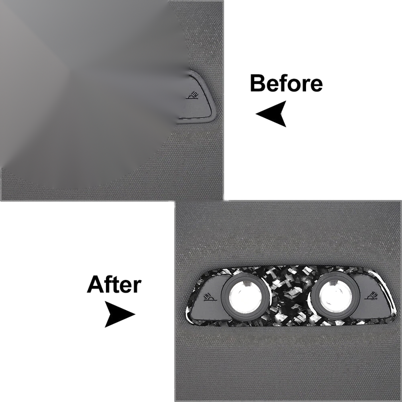 Audi A4 A5 S4 RS4 Rear Overhead Light Panel Cover Trim (2016-2023)